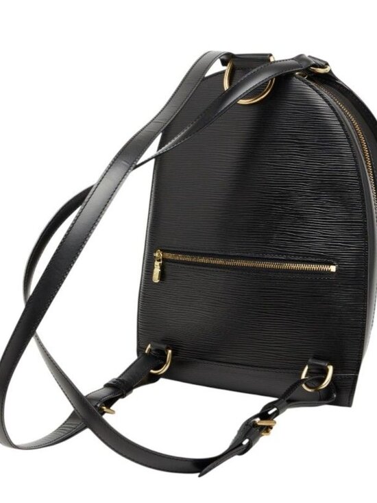 Louis Vuitton Epi Mabillon Backpack Noir Black Leather main image 5